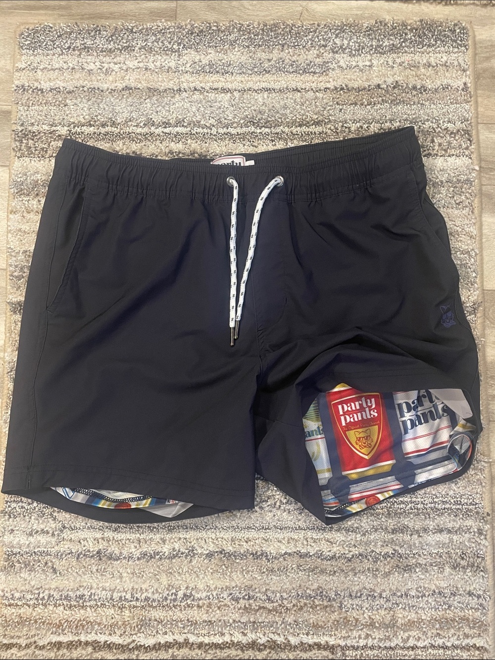 Party Pants  beer can print liner